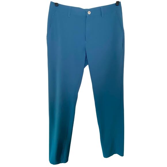 Bonobos Highland Tour Golf Pants Slim Fit Teal Green 35/36 - Picture 1 of 15
